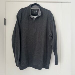 Walter Hagen 11 Majors XXL Gray Quarter Zip Golf Pullover